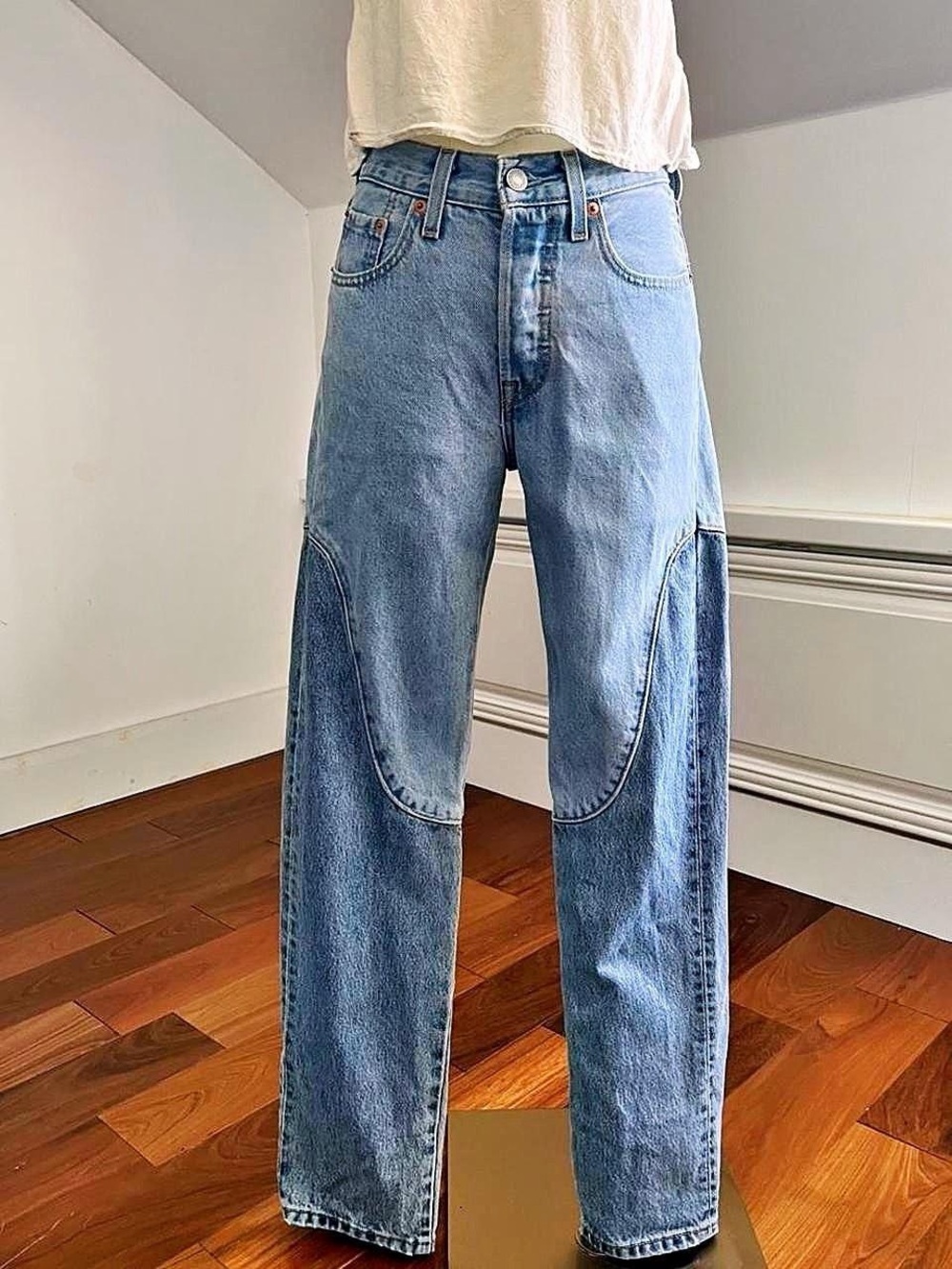 Levi’s  Chaps  Two Tone Straight Leg Jeans size- 26